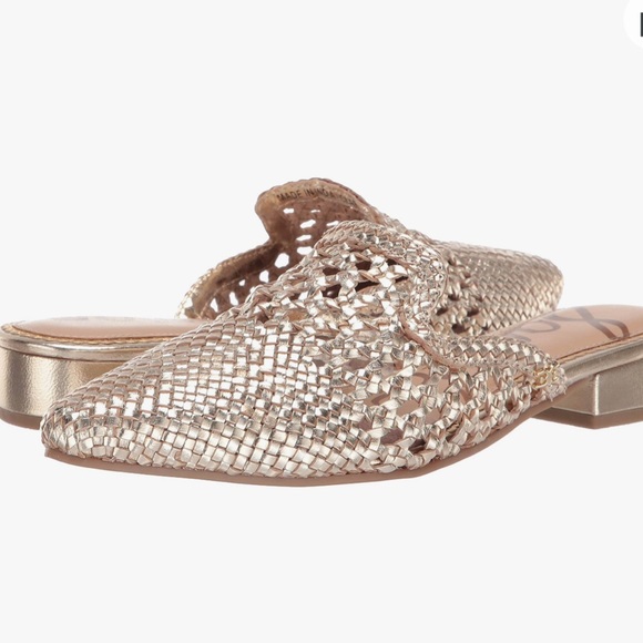 Sam Edelman Shoes - Sam Edelman Clara Mule in Light Gold size 7 NEW